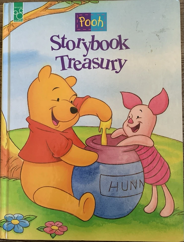 RARE! 1st Ed. Disneys Pooh Storybook Treasury Mouse Works A.A. Milne ACCEPTABLE! - Image 1 of 4
