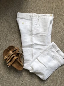 Marc O Polo Hose Leinen Weiß Gr. 36 wie Neu - Bild 1 von 5