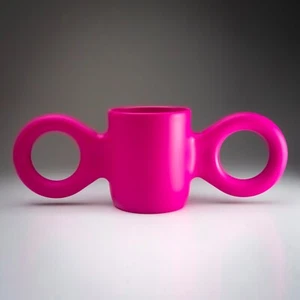 Richard Hutten Dombo Tasse - Magenta Pink Selten Gispen Niederlande Becher Boxed - Bild 1 von 9