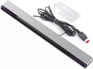 SENSOR BAR FOR NINTENDO WII & WII U WITH STAND WIRED INFRARED RECEIVER - NEW - Picture 1 of 3