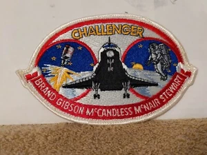 NASA CHALLENGER BRAND GIBSON Color Patch 5 3/4 x 3 3/4 inches - Picture 1 of 2