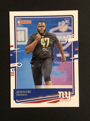2020 Donruss Andrew Thomas RC # 253 - Image 1 of 2