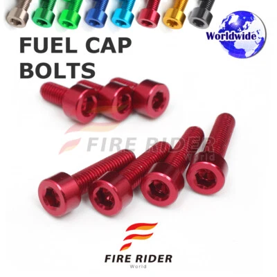 Juego de pernos de tapa de combustible FRW de 6 colores para Suzuki GSX 1300R Hayabusa 99-07 00 01 02 03 04 Foto 1 de 4