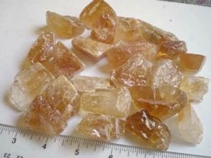 Amber Calcite Rough Stones - 1 pound r1022 - Picture 1 of 1