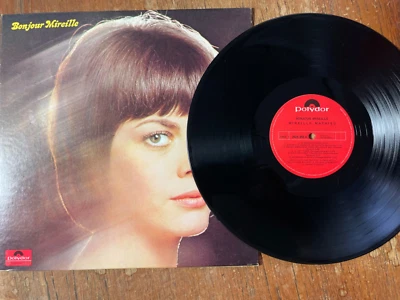 MIREILLE MATHIEU Bonjour Mireille LP 1971 Polydor Canada 2424-056 French VG - Image 1 of 4