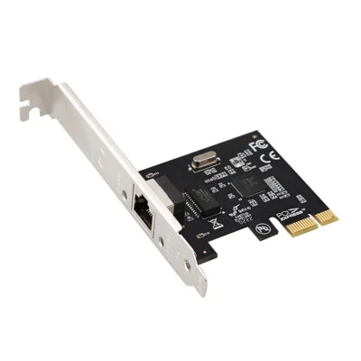 PCIE Network Card Gigabit Ethernet LAN Adapter 1000Mbps RJ45 PCI-X RTL8111L Chip - Image 1 of 4