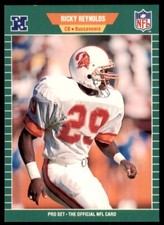 1989 Pro Set Ricky Reynolds Football Cards #416