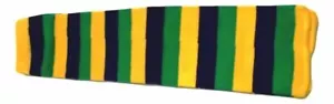 Mardi Gras Purple Green Yellow Children's Stripe Tube Socks One Size - Picture 1 of 1