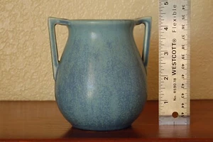 Unique Vintage Rookwood 2-Handled Cabinet Vase "XXIX" 1929 #63 Crystalline Blue - Picture 1 of 12