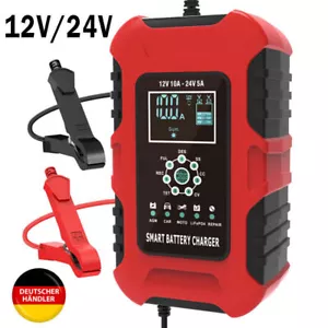 10.0A LiFePO4 Lithium Autobatterie Ladegerät Vollautomatisches Batterieladegerät - Bild 1 von 11
