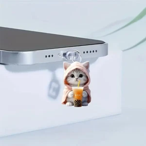 Hanging Accessories Stopper Cap 2D Acrylic Dust Plug Pendant for iPhone - Photo 1 sur 11