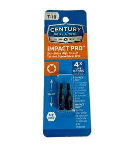 Century Drill & Tool T-10 Impact Pro Star Drive High Impact Torsion 66110 - Picture 1 of 2