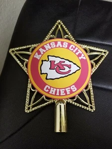 Kansas City Chiefs inspiriert Weihnachtsbaum Topper Ornament Ornamente NFL #1 - Bild 1 von 6