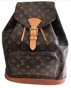 Vintage LOUIS VUITTON Monogram Montsouris GM Large Backpack - Picture 1 of 15