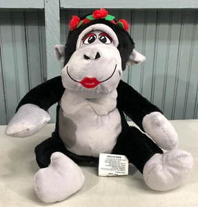 PEM America Kissy Face Monkey 13" Plush Stuffed Animal - Picture 1 of 5