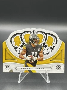 2020 Chronicles Crown Royale Red #CR-15 Chase Claypool RC Pittsburgh Steelers - Picture 1 of 2