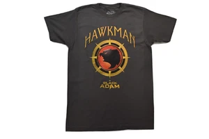 Camisa negra Adam para hombre Hawkman emblema logotipo carbón nueva S-3XL - Imagen 1 de 5