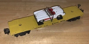 “MTH” Rugged Rails C & O 81130 Chessie System Flatcar With Die Cast Corvette Car - Picture 1 of 22