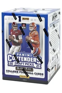 2021 Panini Contenders Draft Picks Blaster Box NFL Football (1 Auto Per Box) New - Picture 1 of 4