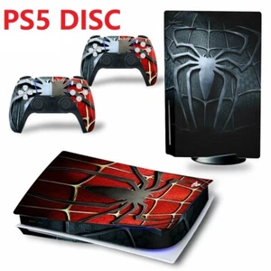 SPIDERMAN PS5 Vinyl Skin Sticker for Console & Controllers Playstation 5 Disc Ed - Picture 1 of 1