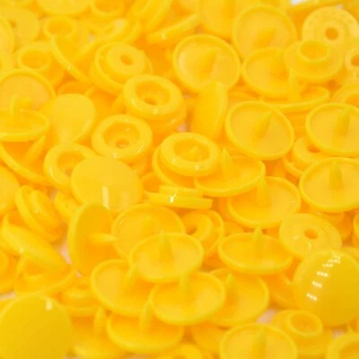 Cierre de broches de presión de plástico brillante botones a presión para ropa T5 tapa 12,5 mm Foto 1 de 3