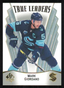 2021-22 SP Authentic True Leaders #TL3 Mark Giordano - Picture 1 of 2