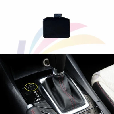 🪐Apto para Mazda 3 2014-2016 Cubierta de liberación de bloqueo de cambio de panel de cambio negro Foto 1 de 4