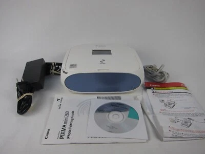 Canon Pixma Mini260 K10295 White Portable inkjet Photo Printer - Image 1 of 4