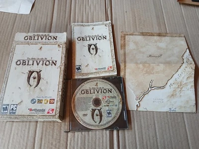 The Elder Scrolls IV Oblivion (PC, 2006) Complete In Box Manual Map Disc TESTED✅ - Image 1 of 4