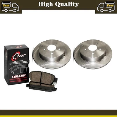 Juego de pastillas de freno delanteras y rotores de freno para INFINITI Q45 4,5 L Foto 1 de 4