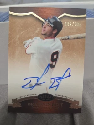 2012 Topps первого уровня - на подъеме автограф Брэндон ремень #OR-BBE /235 (AU) - Изображение 1 из 2