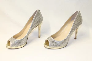 IVANKA TRUMP SP 14 MAGGIE 2 HIGH HEEL SHOE, SIZE 8M, COLOR: GOLTX, W/ ORIG BOX - Picture 1 of 11
