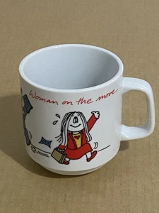 Vtg Cathy Woman On The Go Mug 1985 Japan - Picture 1 of 4