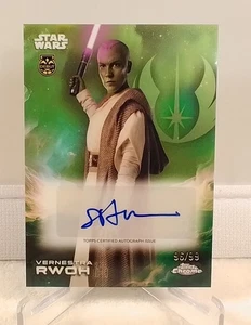 2025 Topps Chrome Star Wars Vernestra Rwoh Auto /99 Rebecca Henderson - Picture 1 of 2