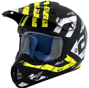 AFX FX-17 Attack MX Offroad Helmet Matte Yellow - Picture 1 of 1