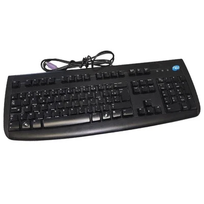 Logitech Deluxe 250 Keyboard PS2 Layout French Azerty Fr Wired With Cable - Image 1 of 4
