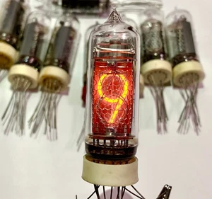 IN-14 IN14 10 STÜCK Nixie RÖHRE, UNBENUTZT, Top Zustand, NIXIE UHR - Bild 1 von 9