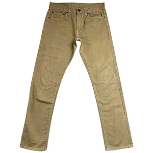 Pantalones de mezclilla American Eagle para hombre 29x32 caqui calce ajustado 100 % algodón sarga - Imagen 1 de 9