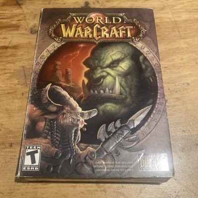 World of Warcraft 2004 PC Video Game Gatefold Boxed Horde Coverart Blizzard Rare - Image 1 of 4