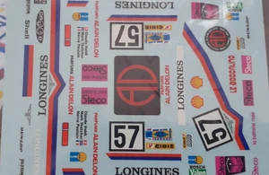 decals décalcomanie 1/43 Porsche 935 Batterie rose LM 81 le mans - Picture 1 of 1