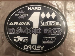 Old School OVAL BMX Number plate by OGK JAPAN -DIAMONDBACK RACING BMX - Picture 1 of 1
