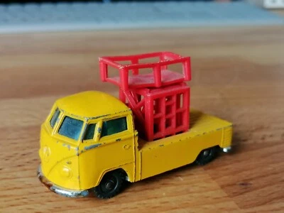 Vintage Diecast Corgi Husky 12-A1 - VW Tower Truck - Yellow/Green - 1964-67 - Image 1 of 4