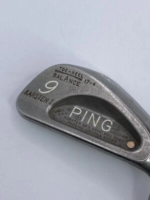Ping Karsten I 17-4ph Toe-Heel Balance Orange Dot 9 Iron Club 35” Right Handed - Image 1 of 4