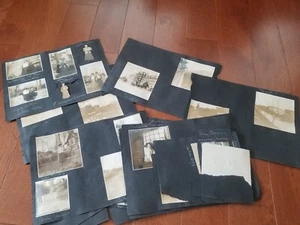 1905 College Photo Album Pages – Sorority, Roosevelt Inauguration, Annapolis - Picture 1 of 11