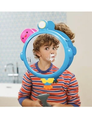 全新 Munchkin 洗澡玩具 看、剃须和喷射 镜 婴儿 幼儿 生日礼物 — 第 1/4 张图片