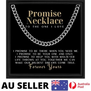 Promise Necklace Gift For Him Husband - AU Stock - Bild 1 von 7