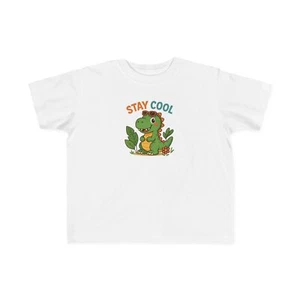 Toddler Dinosaur Tee - Stay Cool Cute Shirt, Kids Gift, Birthday Outfit, [...] - Picture 1 of 4