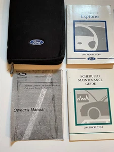 2001 Ford Explorer  Owners Manual User Guides + Zippered  Case - Picture 1 of 9