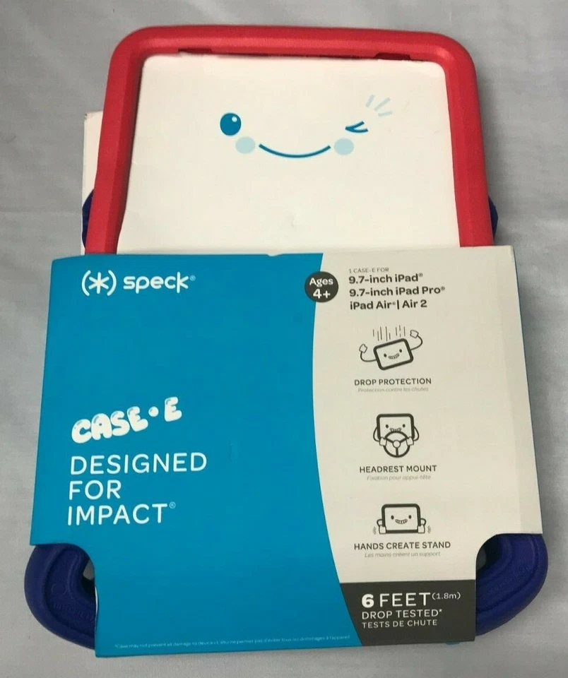 Speck Case for 9.7in iPad/Pro  Drop Protection/Headrest Mount/Hands Free Stand - Image 1 of 1