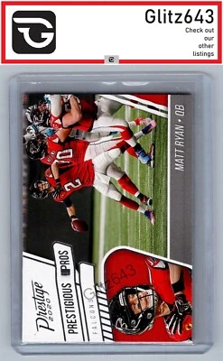 2020 Panini Prestige #PP-MR Matt Ryan Prestigious Pros - Image 1 of 2